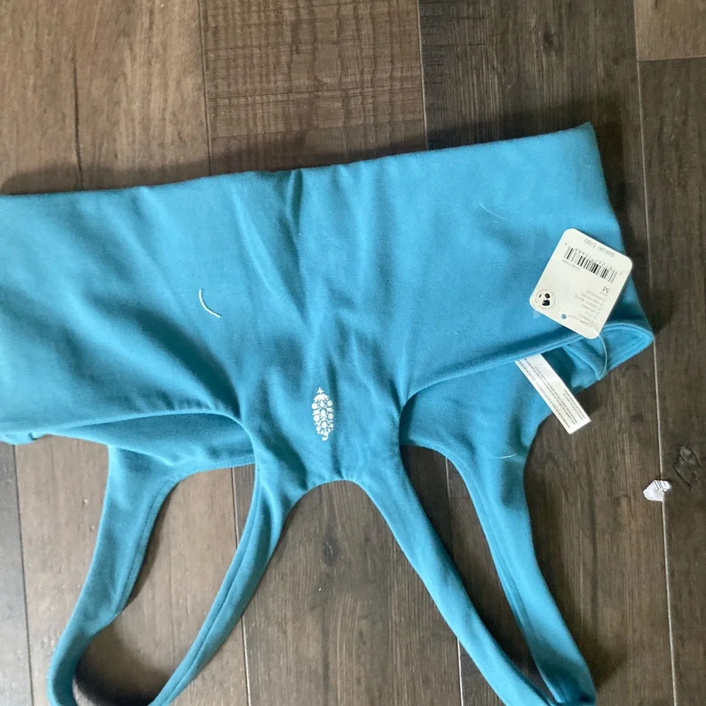 NWT Free People Square Neck Bra/ Hydro/Mediun - Picture 3 of 8